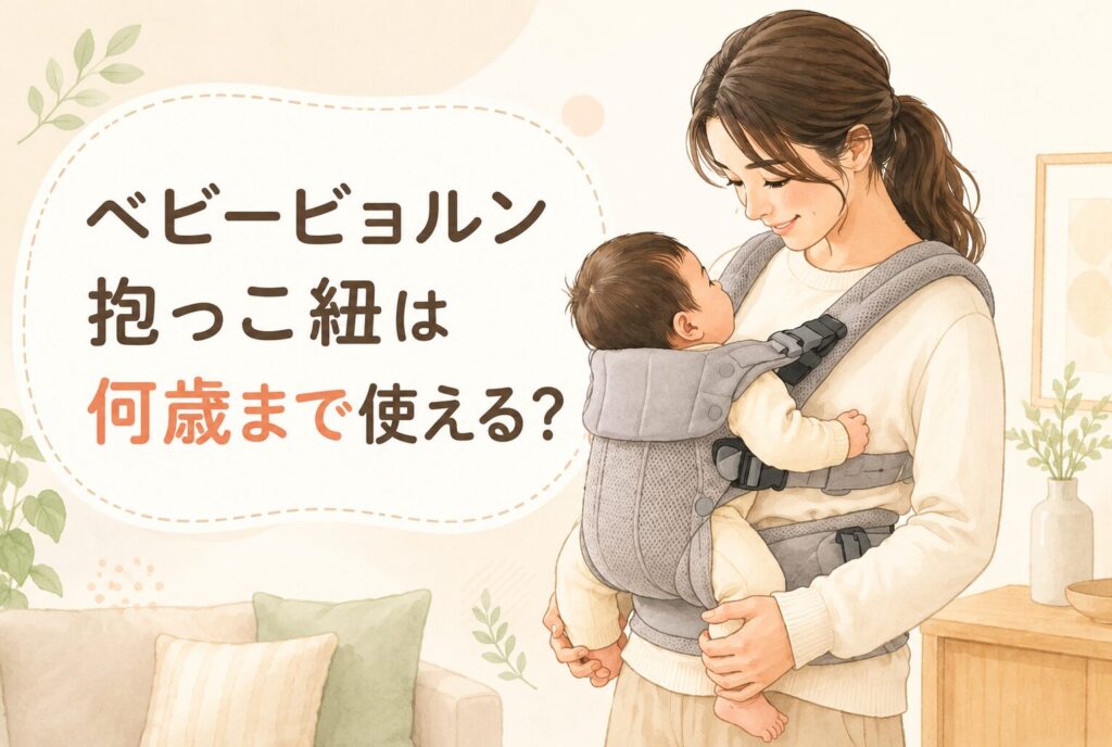 ベビービョルン抱っこ紐は何歳まで使える？