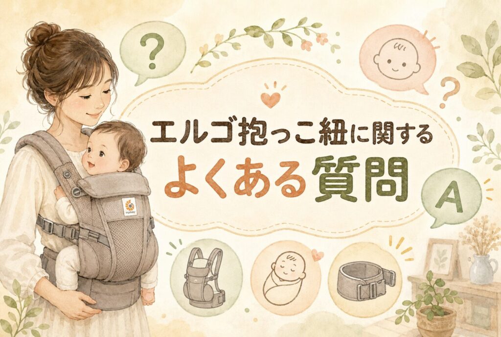 エルゴ抱っこ紐に関するよくある質問