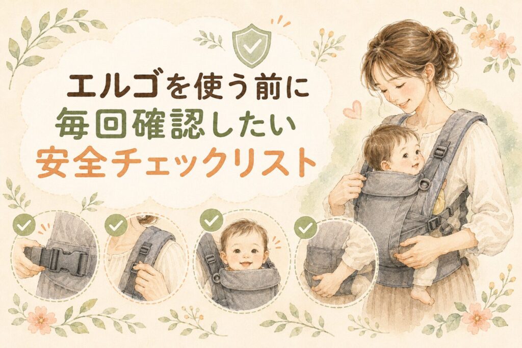 エルゴを使う前に毎回確認したい安全チェックリスト